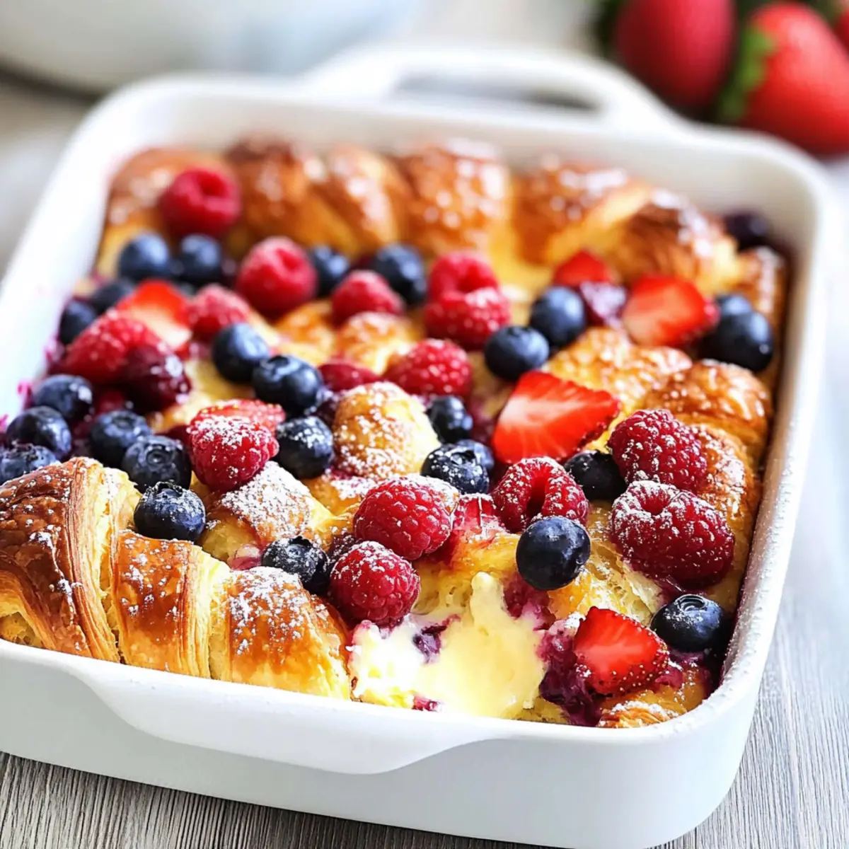 Berry Croissant Bake