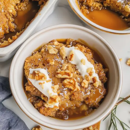 Carrot Cake Cobbler