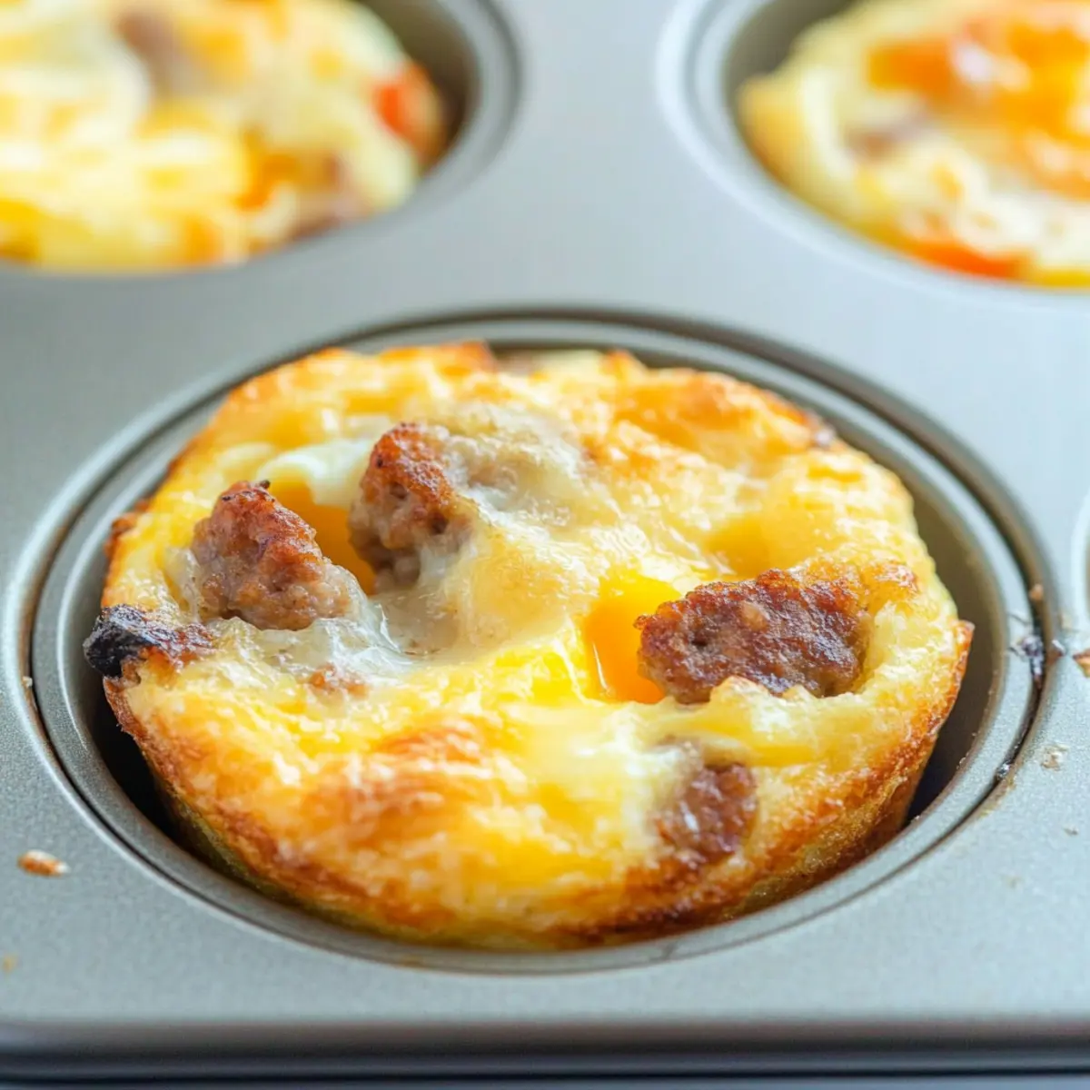 Sausage Egg and Cheese Muffins