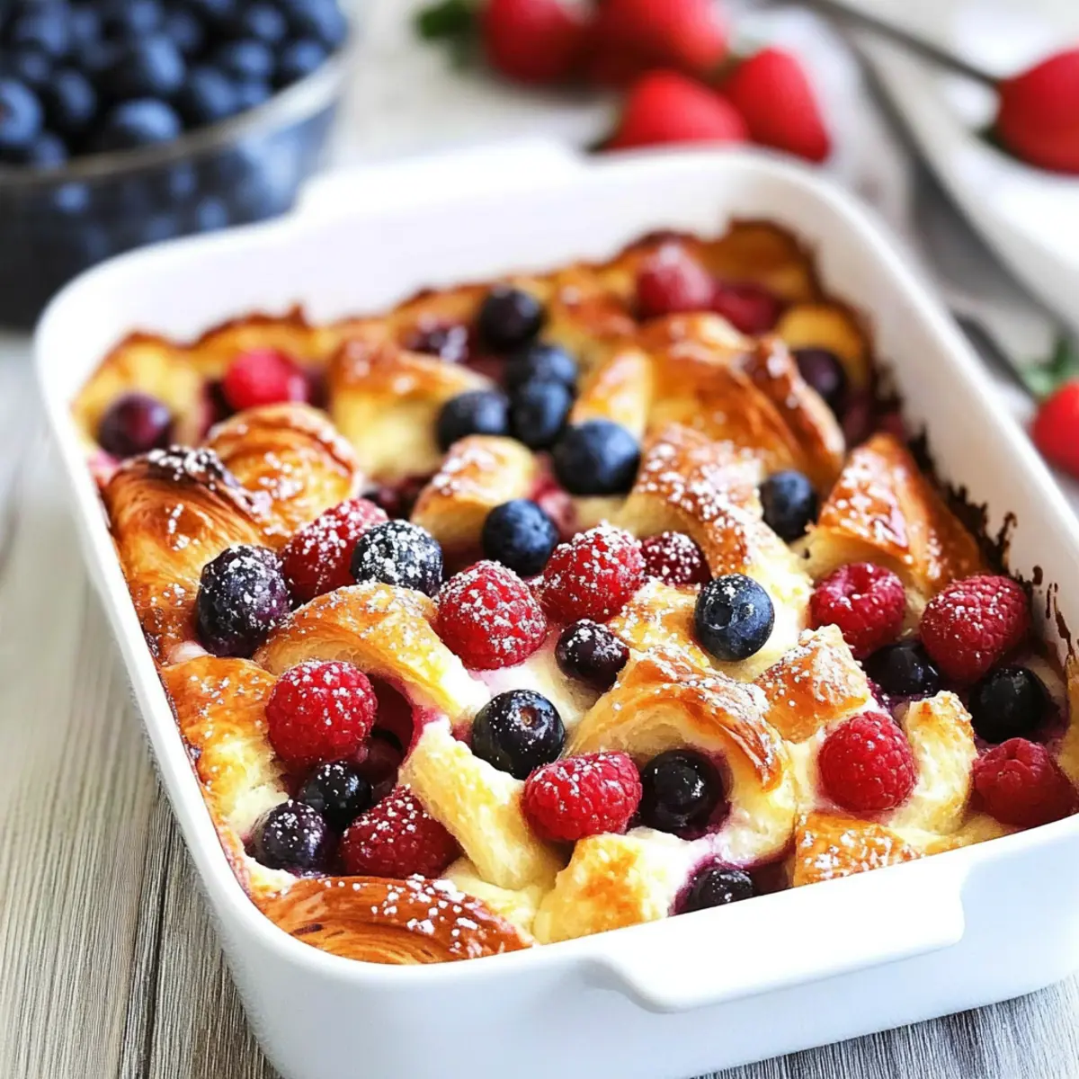 Berry Croissant Bake
