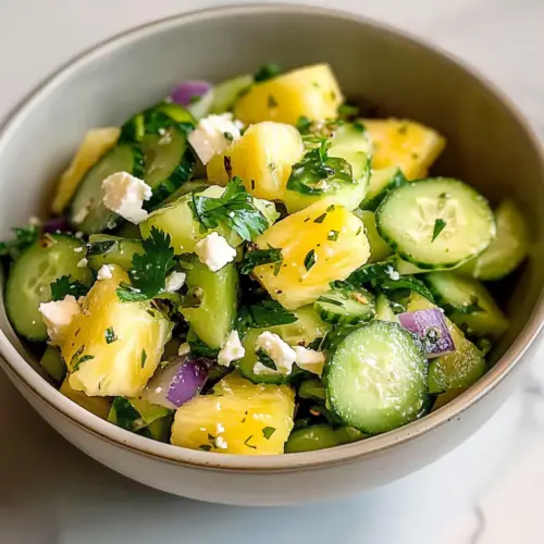 Pineapple Cucumber Salad