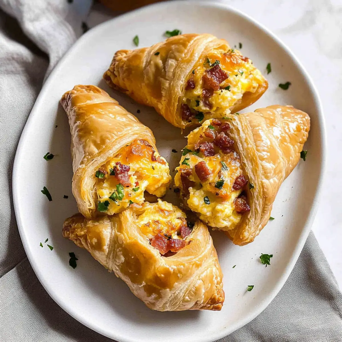 Scrambled Eggs and Puff Pastry