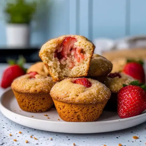 Vegan Strawberry Muffins