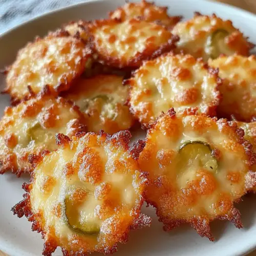 Crispy Pickle Cheese Bites