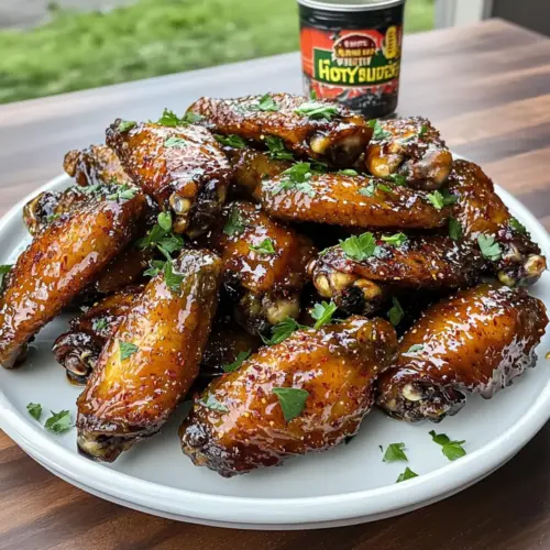 Smoked Hot Honey Chicken Wings