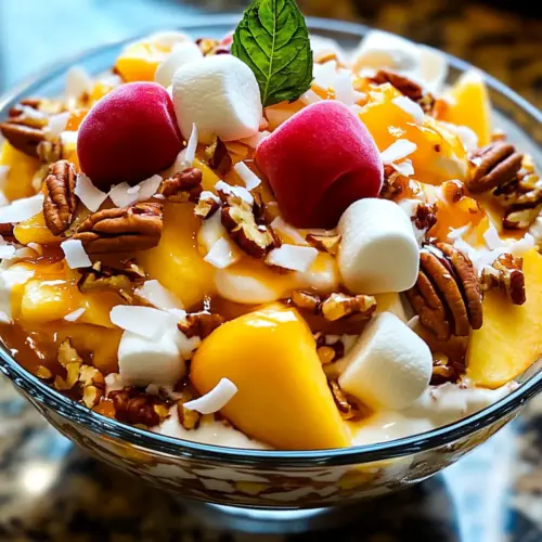 Millionaire Peach Salad