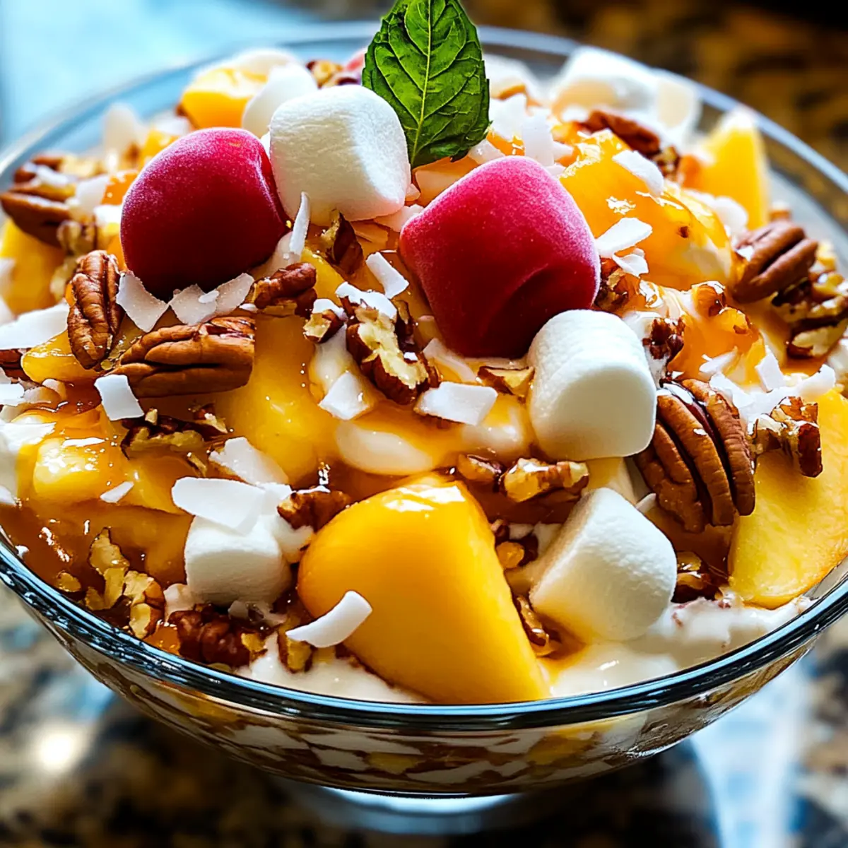 Millionaire Peach Salad
