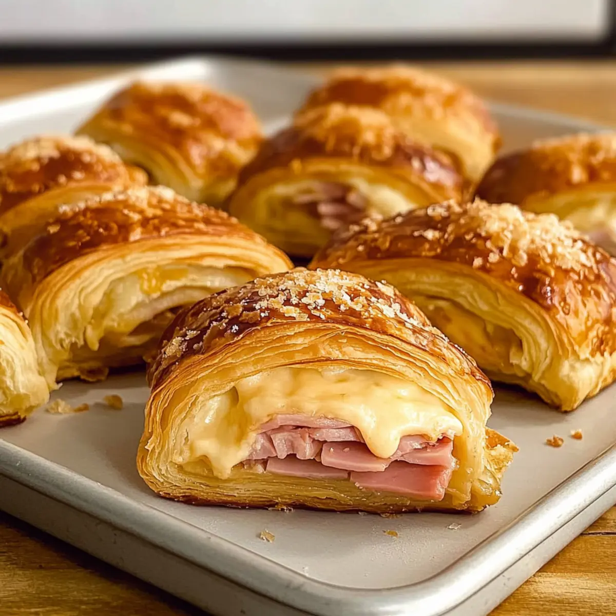 Ham and Cheese Croissants